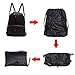 KILAMAL Lightweight Sport Gym Sack Foldable Drawstring BackpackTravel Bags for Men Women
