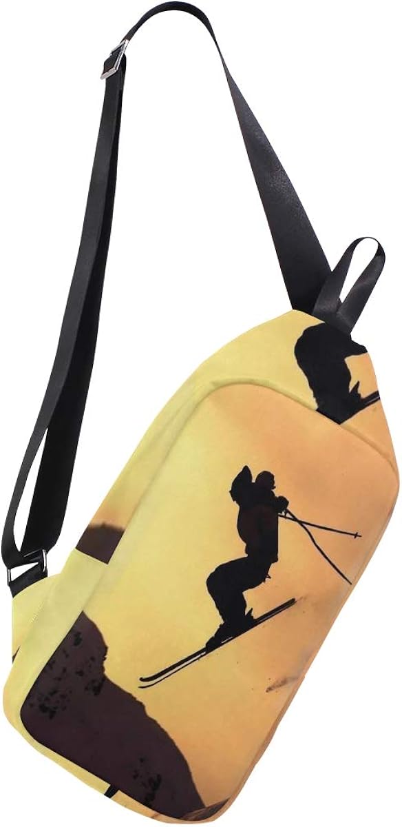 Sling Bag Alpine Skiing Womens Chest Shoulder Backpacks Crossbody Body