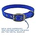 Max and Neo MAX Reflective Metal Buckle Dog Collar – We Donate a Collar to a Dog Rescue for Every Collar Sold (Large, Blue)thumb 3