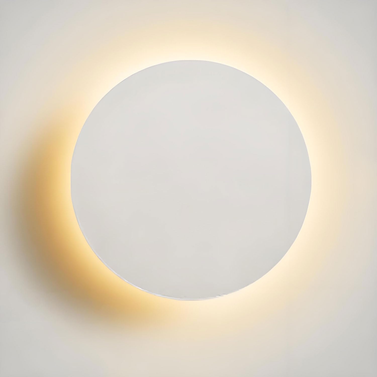 Photo 1 of **FACTORY SEALED** YXTSIMV Modern LED Wall Sconces, 3000K Warm White Round Disc Shape LED Wall Light, Minimalist Indoor Mounted Lamp for Bedroom, Bathroom, Living Room, Hallway, Corridor