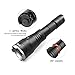 LED Flashlight WUBEN Waterproof 1200 Lumens CREE LED Rechargeable (18650 Battery Included) and Zoom Maximum Spotlight and Floodlight LT35 LED 5 Light Mode Black (Black)