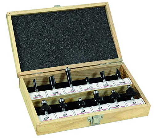 Stehle HW 50500508 Router Bit Set, 12 Pieces