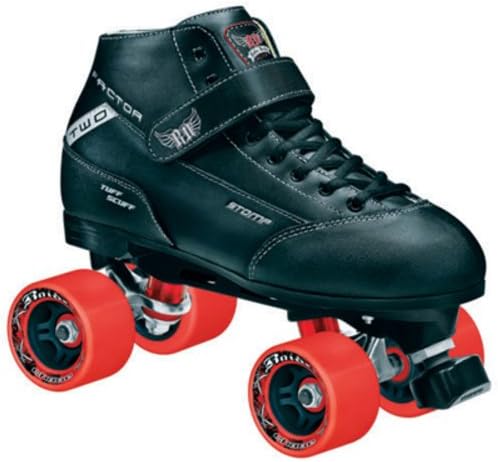 Roller Derby Stomp Factor 2 Speed Skates Raider Wheels Men Size 4-18