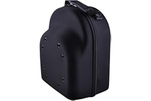 Senvitate Hat Travel Case, Hat Storage for Baseball Caps, Hat Organizer Box Storage for Cap, Caps Carrier Ball Hat Holder for 6 Caps, Travel Hat Display Carrier Bag