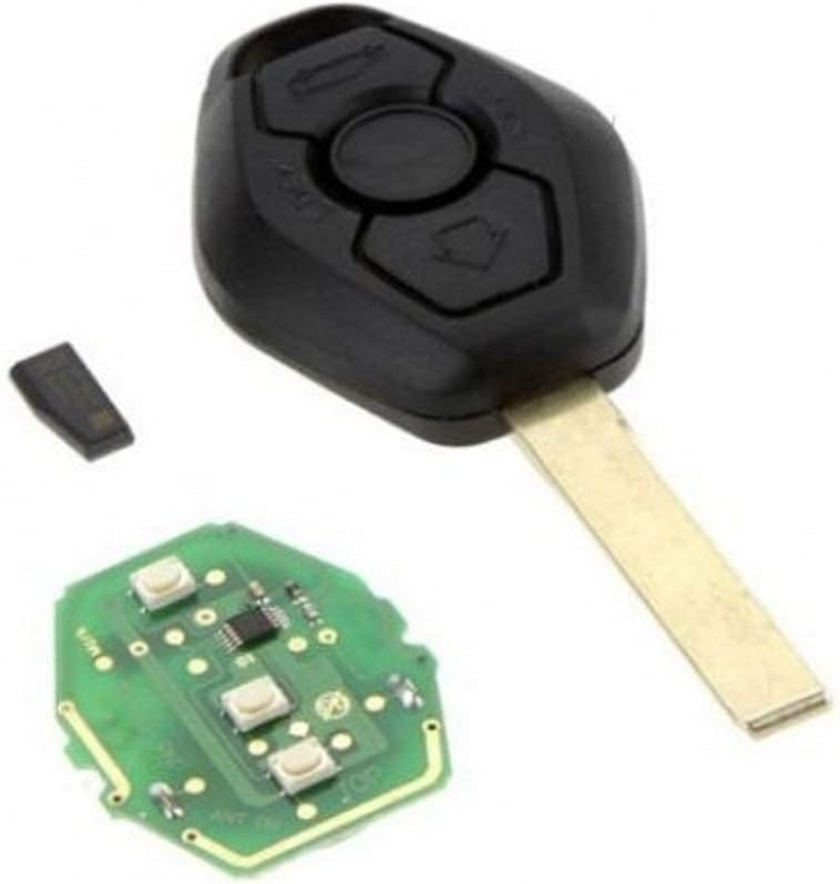 HOCN EWS Remote Key Fob 3 Button for BMW E81 E46 E39 E63 E38 E83 E53 E36 E85