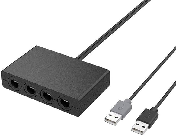Goglor Input Lag Free Gamecube Controller Adapter Amazon De Elektronik
