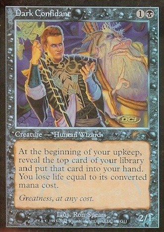 Magic: the Gathering - Dark Confidant - Foil DCI Judge Promo - Judge Promos - Foil