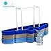 SAIYIDANZI Clothes Hanger Organizer Rack Lightweight Sturdy Plastic Clothes Hanger Caddy Storage Holder Stacker for Closet & Room Tidier Laundry Rooms Drying Rack (White)