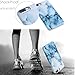 iPhone 7 Plus Case, iPhone 8 Plus Case,VIVIBIN Cute White Blue Marble for Women Girls Kids,Clear Bumper Best Soft Silicone Rubber Matte TPU Protective Cover Slim Fit Phone Case for iPhone 7/8 Plus