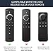 [2 Pack ] Firestick Remote Cover, Silicone Remote Cover Compatible with 4K TVStick, Lightweight Anti Slip Shockproof Firetv Remote Cover