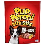 Pup-Peroni Mix Stix Real Beef + Sweet Potato Flavor Dog Snacks, 25 ounce