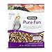 ZuPreem Pure Fun Bird Food, Cockatiel, Lovebird, Quaker, Small Conure, Lorikeet, Seed and Pellet Blend for Medium Birds, Food Mixer Topper, Enriching Variety, Made in USA, Cockatiel Food (M, 2 lb)