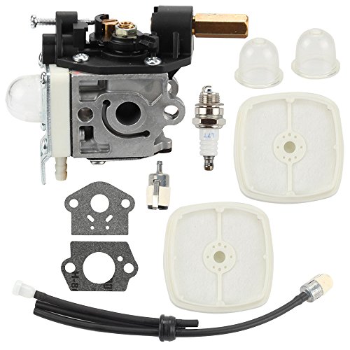 Mckin RB-K75 SRM210 Carburetor for Echo Trimmer Parts PE200 Carb Fuel Line Kit Primer Bulb Weed Eater GT200 SRM 210 PE 200 HC150 SRM211 GT200