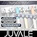 Juvale Mop and Broom Holder, Garden Tool Organizer (5 Ball Slots, 6 Hooks)