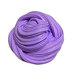 Botrong 60ML Fluffy Floam Slime Scented Stress Relief No Borax Kids Toy Sludge Toy (Purple)