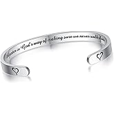 SAM & LORI Personal Bracelets for Teens/Women-Inspirational Jewelry Gifts (Various Designs) for Daughter/Sister/Mom/Friends-Adjustable Bracelet in a Pretty Gift Box