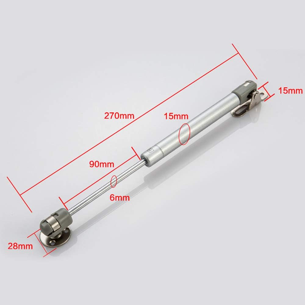 BUONDAC 0 4pcs Gas Pistons Furniture Kitchen Shock Absorber Lifting Doors 100N /10kg or 120N /12kg 270mm Hinges Springs Cabinet with Screws - Image 3