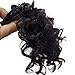 Afro Kinky Curly Bangs for Black Woman Clip in Bangs, Curly Black, Size No Size