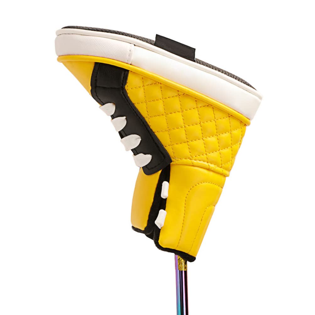 Putter Blade Head Cover, Funny Shoe Shaped PU Leather Putter Headcover Club Protector