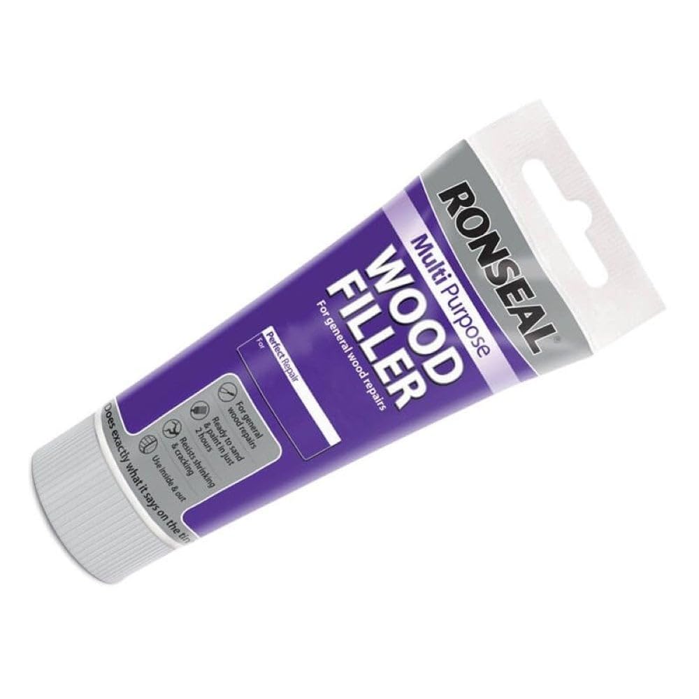 Ronseal RSLMPWFD250G 100g Multi-Purpose Wood Filler Tube - Dark