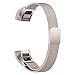 BeneStellar Fitbit Alta Band, Milanese Stainless Steel Replacement Band for Fitbit Alta HR and Alta (Milanese Champagne)