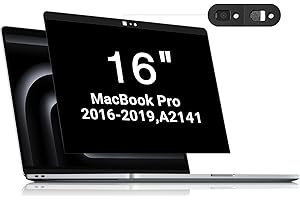 FILMEXT Magnetic MacBook Pro 16 inch HD Privacy Screen Protector Filter, Magnetic Installation, Webcam Cover, TPU Keyboard Cover, (for MacBook pro 16 inch 2019-2020 A2141)