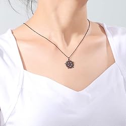 UNIFT Pentagram Sun Wheel Layered Necklace For