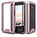 Zizo ION Series compatible with LG K20 Plus Case Military Grade Drop Tested with Tempered Glass Screen Protector LG Harmony Case ROSE GOLD CLEAR