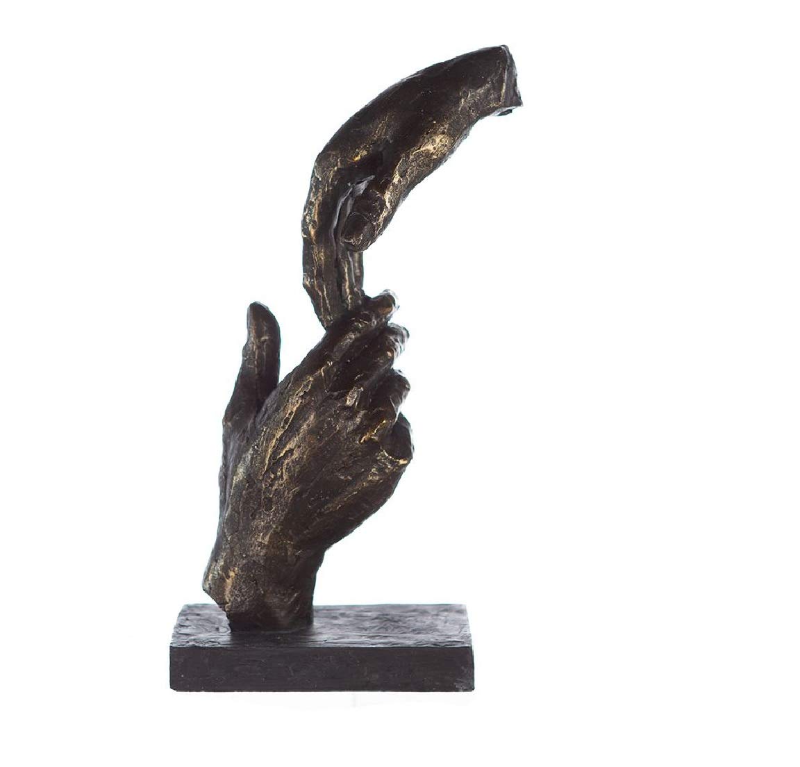Casablanca Sculpture, Poly, Bronze Colour, Höhe 29 cm