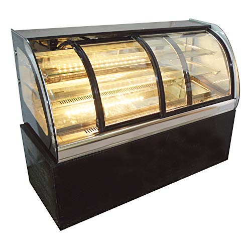 TECHTONGDA Display Refrigerators Cake Showcase Curved Cooling Display