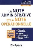La note administrative et la note opérationnelle by 
