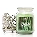 Hosley Metal Jar Candle Sleeves/Holders - Your Choice of Colors and Designs (Silver - Butterfly)