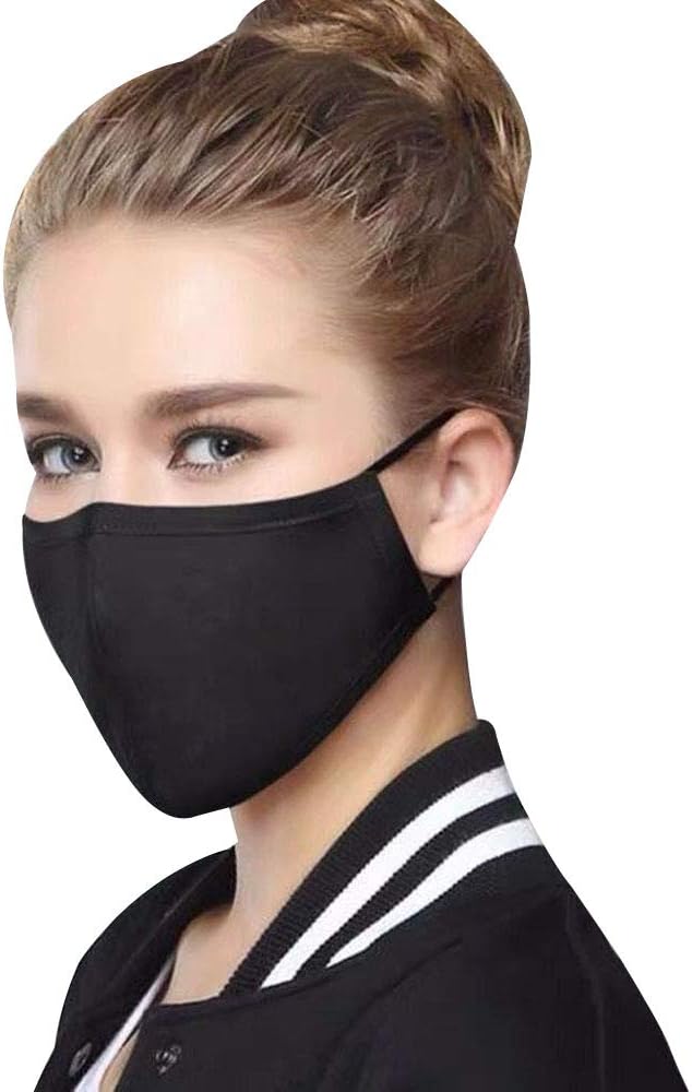 Wash Reusable Mask 3 Layers Activated Carbon Filter Anti-dust Mask PM2.5 Cotton Mouth Mask