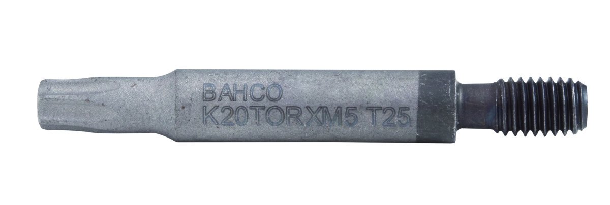 Bahco K20TORX-T25 Head Screws Bit for Torx, Silver,