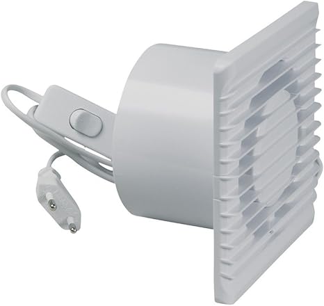 Europart 10031629 Abluft Ventilator Lufter 100er 15w Wohnraumventilator Nassraumventilator Badventilator Feuchtraumlufter Weiss Ein Ausschalter Onoffschalter Am Kabel Fur Wand Bad Toilette Amazon De Alle Produkte