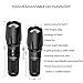 Handheld Flashlight Torch, Outlite High-Powered LED Flash Light, Rechargeable Torch Light, Water Resistant Handheld Flashlight with Zoom Function and 5 Modes
