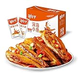 JinZai Dried Fish Snacks Spicy Strips Nostalgic