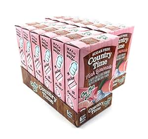 Amazon.com : Country Time Pink Lemonade Sugar Free On The Go, 0.9 Ounce