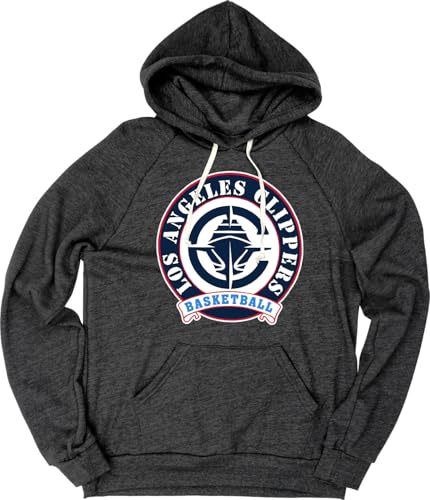 Blue 84 Los Angeles Clippers NBA Officially Licensed Tri-Blend Hooded Sweatshir…