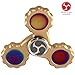 Premium Fidget Spinner Metal, Aluminum, Alloy with Hybrid Ceramic Bearings for long spinning times (4-6 minutes)
