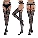 akiido Fishnet Stockings Fishnet Tights Thigh High Stockings Pantyhose High Waist Tights