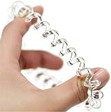 liyun Spiral Hair Coils & Clear Elastic Hair Ties for Women Girls 20pk view 4