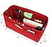Pelikus® Felt Purse & Tote Organizer Insert/Multi-Pocket Handbag Shaper (X-Large, Red)