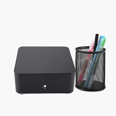 Tosuny Mini Cube Compact Computer Case, Estuche Universal Mini-ITX con Interfaz Dual USB3.0/USB 2.0 para la Placa Base ITX(USB2.0)