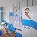 3D Wall Decals Stickers Hole View Vivid Cat and Dog Decals Removable Art Stickers for Bathroom Room/Kids Room/Refrigerator Decoration 4pcs