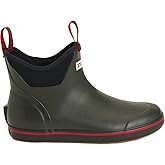 Xtratuf Men's 6 in Ankle Deck Boot, Green, Size 12(M)