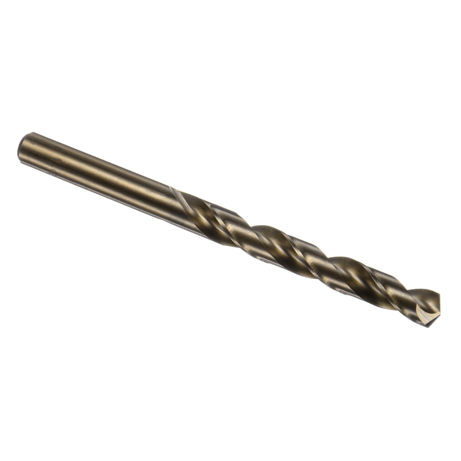 Kozelo Twist Drill Bit - [10mm/0.39"] Titanium Plating M35 High-Speed Steel Cobalt Cobalt Round Shank Jobber Bit Set Gold for Metal Wood Plastic Steel Use, 85mm/3.35" Blade Length — image 1