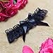 Sexy Women Wedding Party Bridal Lace Floral Bow Bowknot Garter Belt Leg Ring (Black2)