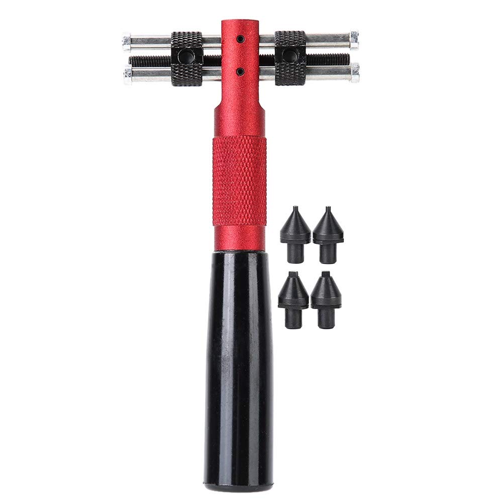 Alucy T-Shaped Watch Case Opener Tool, Watch Back Cover Remover for Screw Back Cases, Includes Watch Repairing Accessory for Men and Women Watches