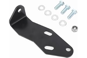 GLOGLOW Black Powder Coated Low Profile Transmission Torsion Bracket, Steel Mount for B16 B18 B Series Engine, Ideal for a Sl